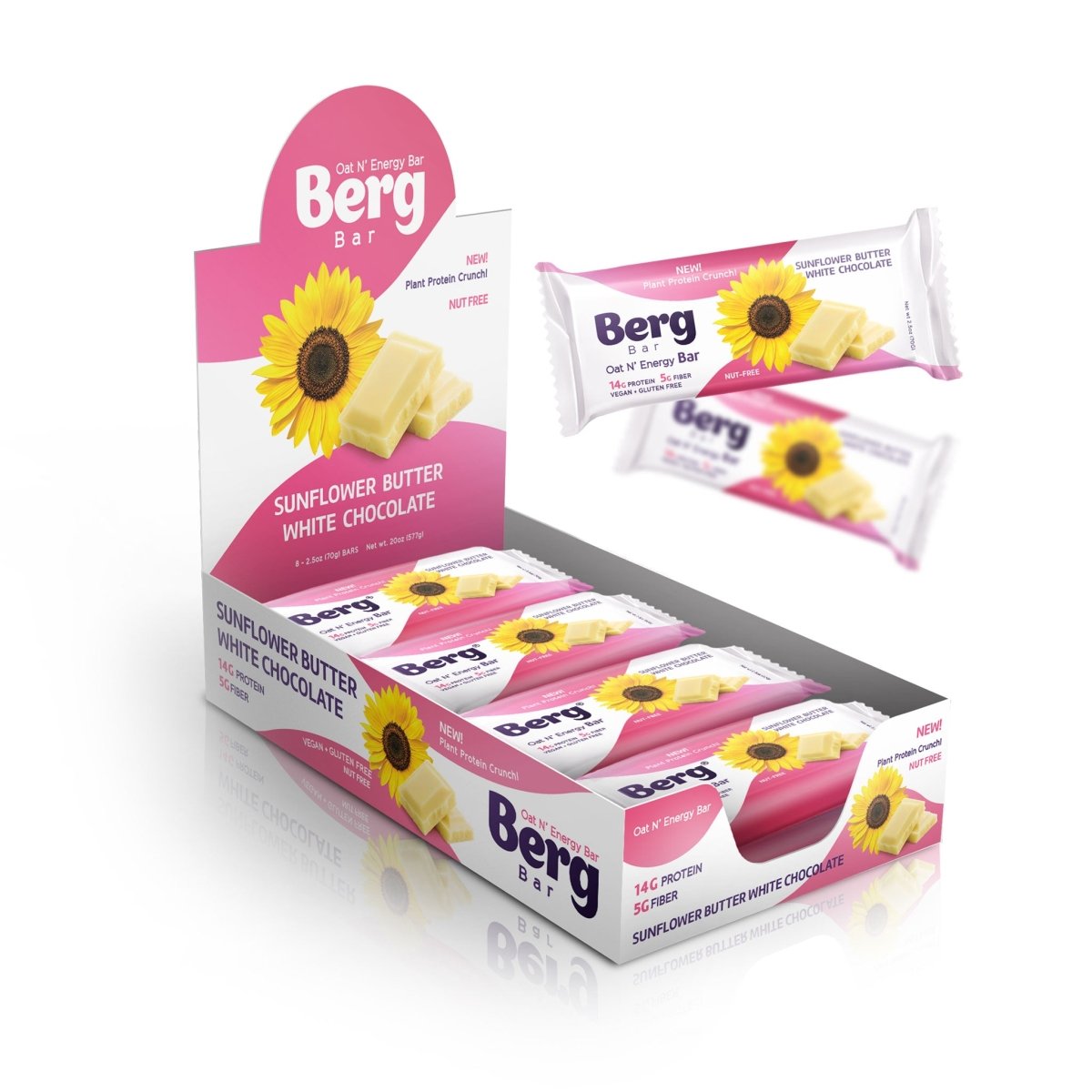 Berg Bars - Box of 8 - Berg Bites - Clean Energy