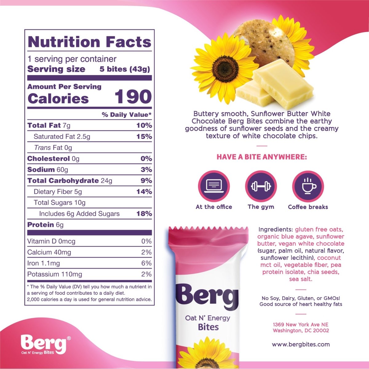 Berg Bites - Box of 8 - Berg Bites - Clean Energy