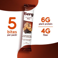 Thumbnail for Berg Bites Peanut Butter Dark Chocolate - Box of 8 - Berg Bites - Clean Energy