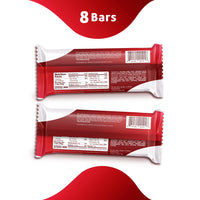 Thumbnail for Berg Bar Raspberry Dark Chocolate - Plant Protein Crunch - Box of 8