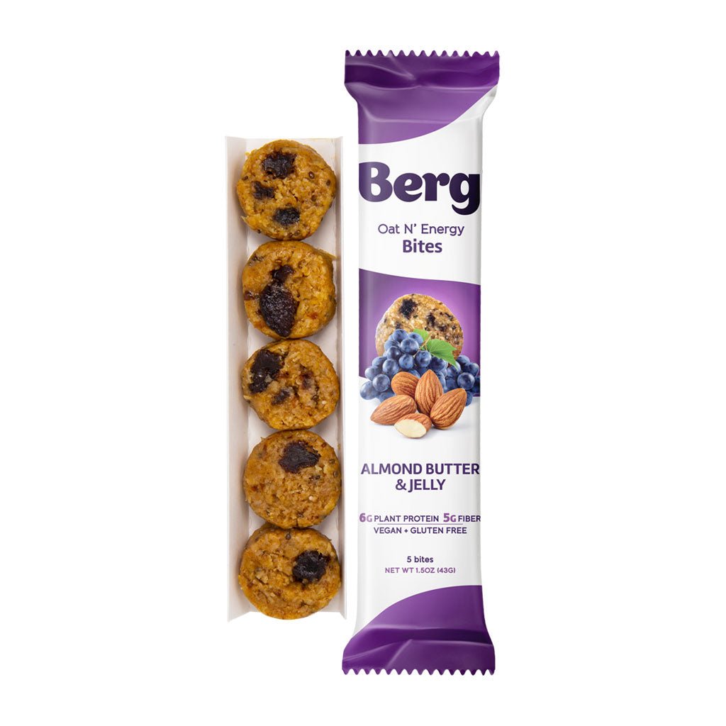 Berg Bites Almond Butter and Jelly - Box of 8 - Berg Bites - Clean Energy