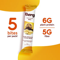 Thumbnail for Berg Bites Dark Chocolate Banana Bread - Box of 8 - Berg Bites - Clean Energy