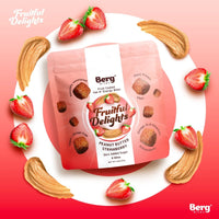 Thumbnail for Fruitful Delights - Strawberry Peanut Butter - Berg Bites - Clean Energy